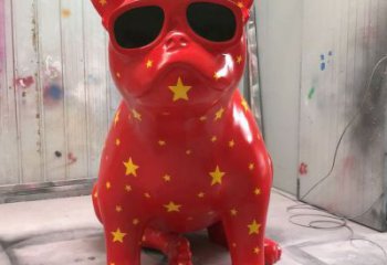 幼兒園哈巴狗雕塑,鐵藝文化雕塑,鑄造制作