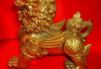 公園貔貅雕塑,噴砂發(fā)光雕塑,鑄銅工藝