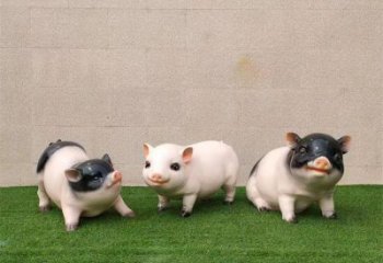 飯店野豬雕塑,鍍金歐式雕塑,鍍金工藝