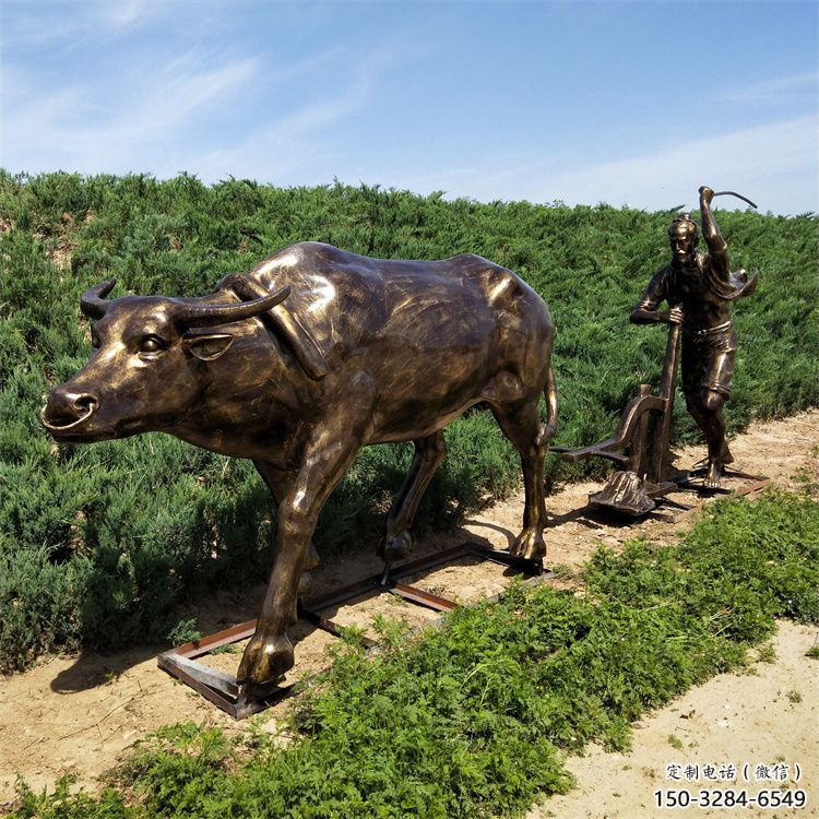 酒店老牛雕塑,鍍金歐式雕塑,仿古擺件 酒店老牛雕塑,鍍金歐式雕塑,仿古擺件