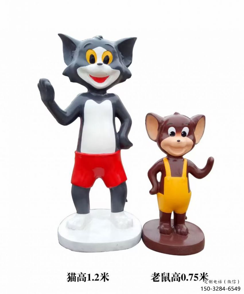 街道老鼠雕塑，鑄銅農耕雕塑，古銅效果