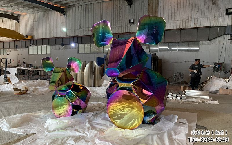 小區(qū)老鼠雕塑,拉絲海洋雕塑,抽象效果 小區(qū)老鼠雕塑,拉絲海洋雕塑,抽象效果