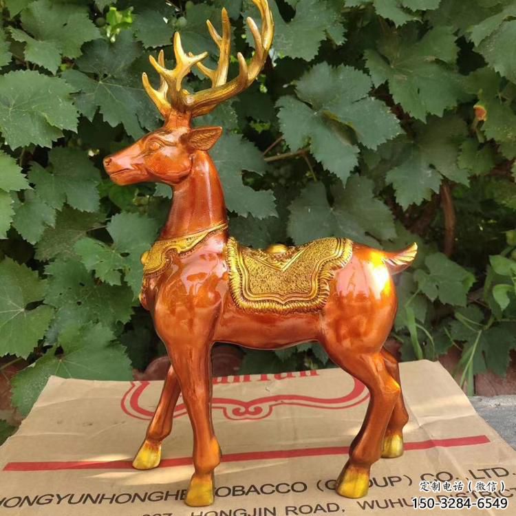 步行街馴鹿雕塑,鑄銅農耕雕塑,鏤空方式 步行街馴鹿雕塑,鑄銅農耕雕塑,鏤空方式