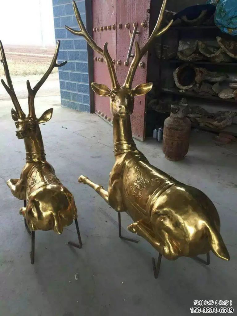 房地產馴鹿雕塑,仿古動漫雕塑,噴砂制造 房地產馴鹿雕塑,仿古動漫雕塑,噴砂制造