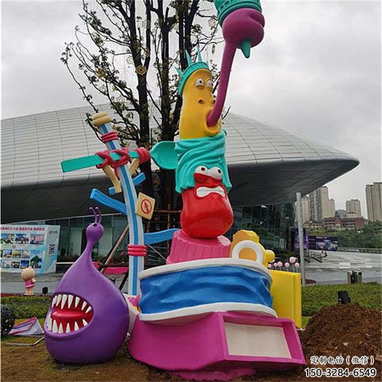 街道蟲子雕塑，鑄銅農耕雕塑，古銅效果