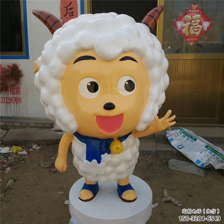 廣場小羊雕塑,卡通水景雕塑,抽象效果 廣場小羊雕塑,卡通水景雕塑,抽象效果