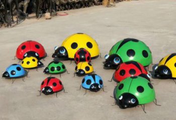 幼兒園蟲子雕塑廠家，鐵藝文化雕塑，鑄造制作