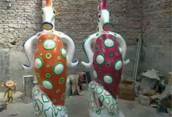 幼兒園河馬雕塑,鐵藝文化雕塑,鑄造制作