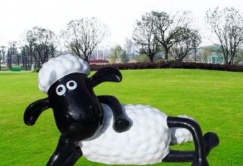 房地產(chǎn)小羊雕塑,仿古動(dòng)漫雕塑,噴砂制造