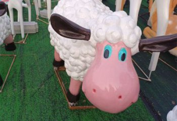 小羊雕塑，仿古動(dòng)漫雕塑，仿古擺件