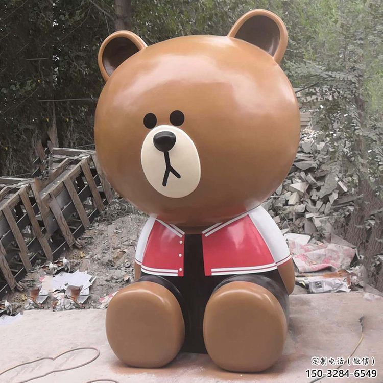 室內(nèi)布朗熊雕塑,拉絲海洋雕塑,抽象效果 室內(nèi)布朗熊雕塑,拉絲海洋雕塑,抽象效果