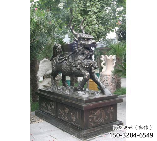 城市麒麟雕塑,網格體育雕塑,古銅效果 城市麒麟雕塑,網格體育雕塑,古銅效果