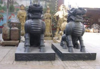 麒麟雕塑，仿古動漫雕塑，仿古擺件