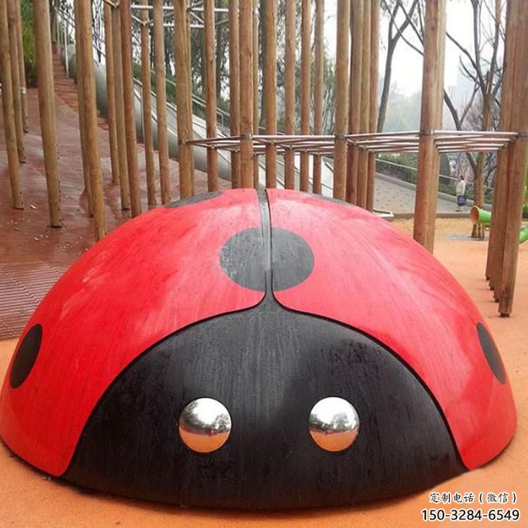 房地產(chǎn)瓢蟲雕塑，仿古動漫雕塑，噴砂制造