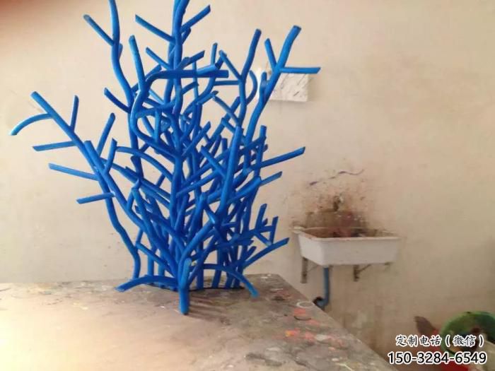 酒店海草雕塑 庭院仿真雕塑 彩繪小品