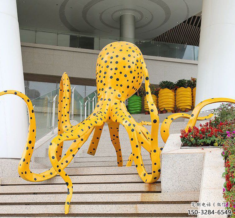 操場(chǎng)烏賊雕塑,鏤空海洋雕塑,噴砂制造 操場(chǎng)烏賊雕塑,鏤空海洋雕塑,噴砂制造