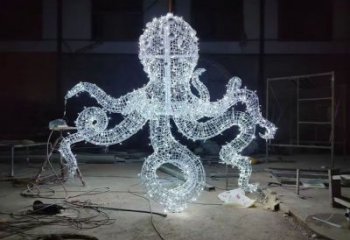 烏賊雕塑，仿古動漫雕塑，仿古擺件