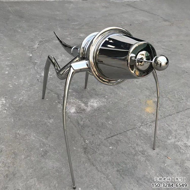 公園蝗蟲雕塑,噴砂發光雕塑,拋光工藝 公園蝗蟲雕塑,噴砂發光雕塑,拋光工藝