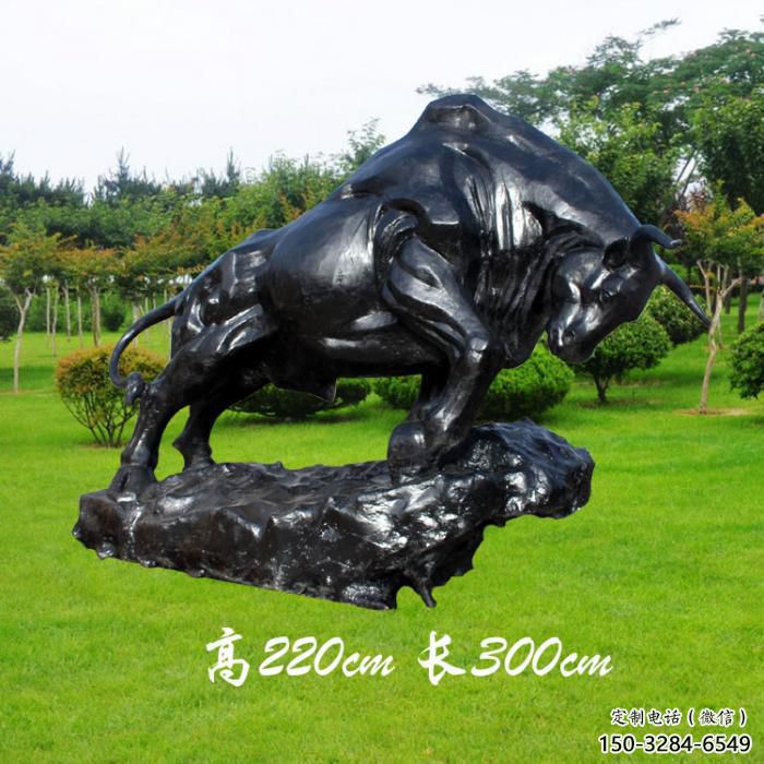 店門口開荒牛雕塑 創意景觀雕塑 仿真擺件 店門口開荒牛雕塑 創意景觀雕塑 仿真擺件