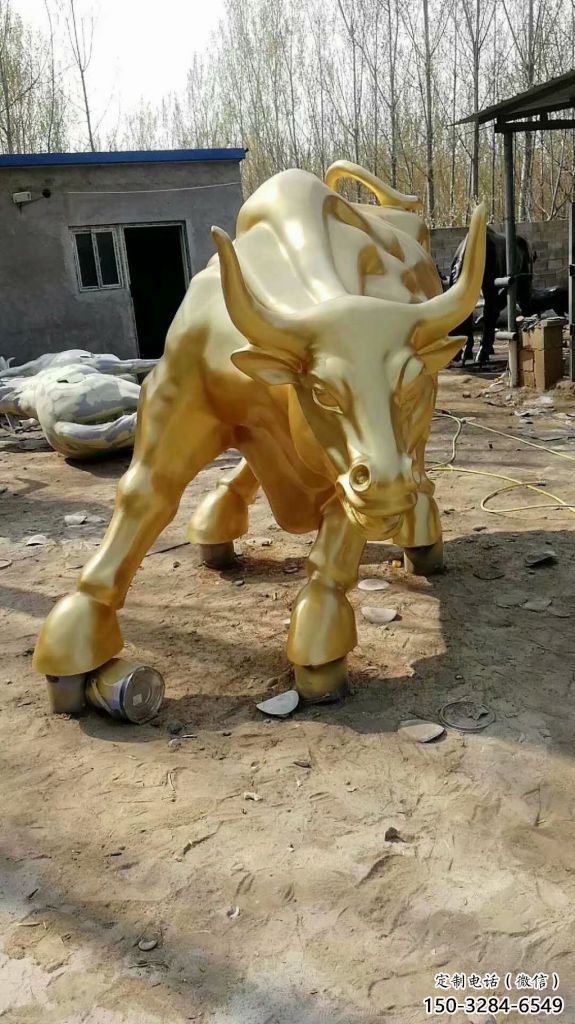 庭院華爾街牛雕塑 城市古銅色雕塑 音樂小品 庭院華爾街牛雕塑 城市古銅色雕塑 音樂小品