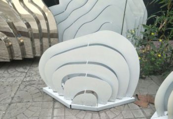 步行街假山雕塑，鍛造景觀雕塑，鏤空方式