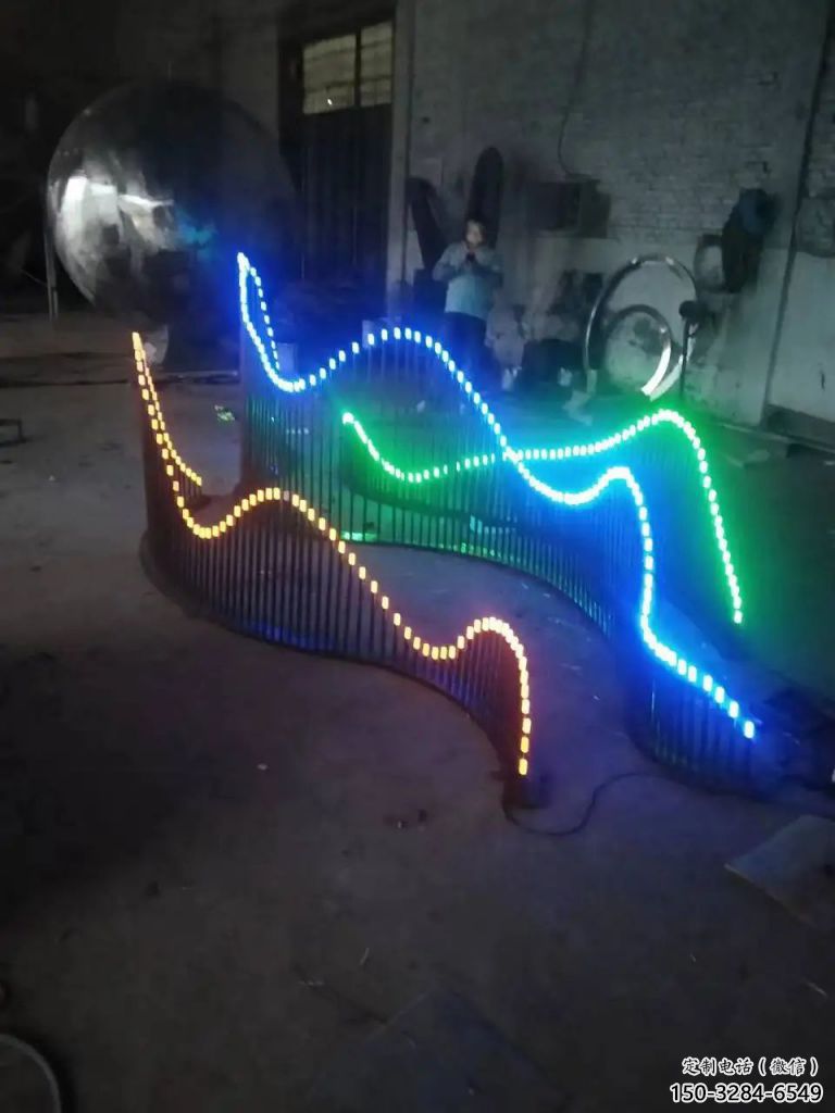 農村假山雕塑，鏤空景觀雕塑，抽象效果