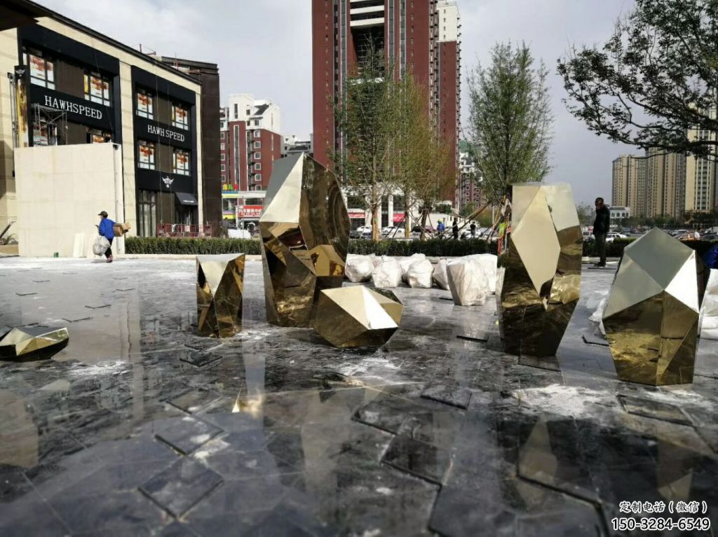 幼兒園景觀石雕塑，鐵藝文化雕塑，鑄造制作