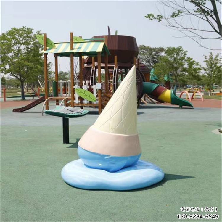 幾何冰淇淋雕塑廠家 飯店雪糕雕塑 冷飲主題擺件 幾何冰淇淋雕塑廠家 飯店雪糕雕塑 冷飲主題擺件