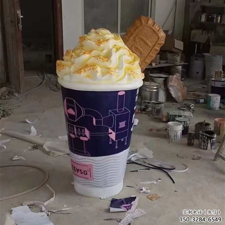 街道冰淇淋雕塑,鑄銅農耕雕塑,古銅效果 街道冰淇淋雕塑,鑄銅農耕雕塑,古銅效果