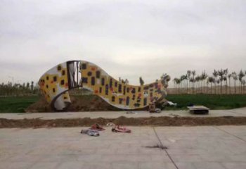 景觀館書卷雕塑,鍍銅景觀雕塑,鍍銅工藝