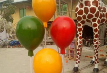 氣球雕塑,鏤空景觀雕塑,抽象效果