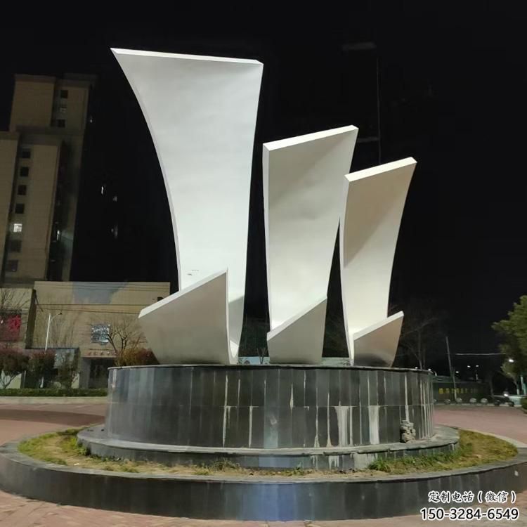 公園帆船雕塑,噴砂發光雕塑,鍛造工藝 公園帆船雕塑,噴砂發光雕塑,鍛造工藝