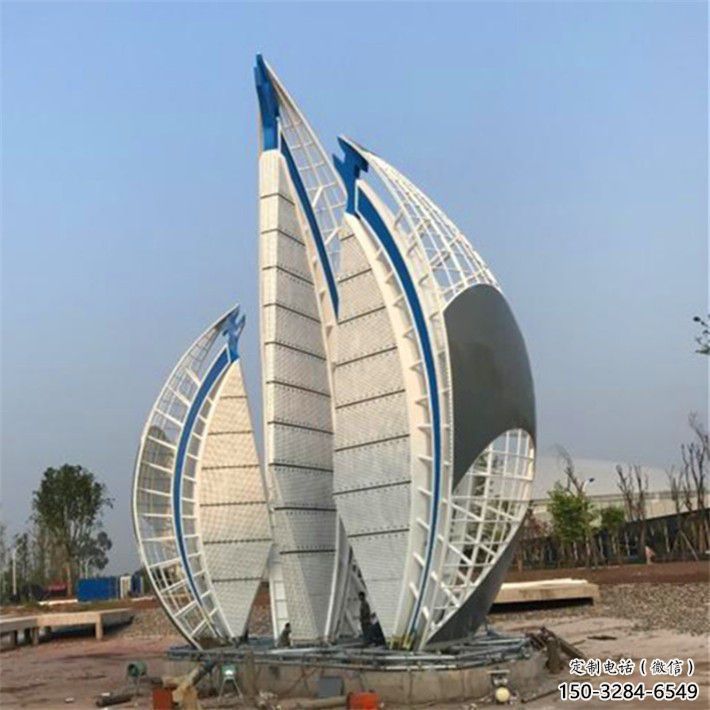 園林帆船雕塑,噴漆景觀雕塑,噴漆形式 園林帆船雕塑,噴漆景觀雕塑,噴漆形式