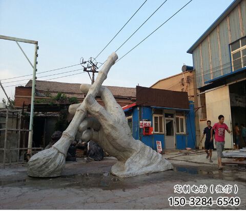 農村毛筆雕塑,鏤空景觀雕塑,抽象效果 農村毛筆雕塑,鏤空景觀雕塑,抽象效果