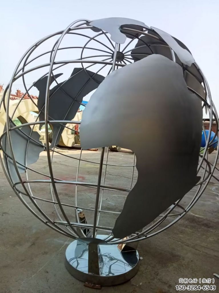 庭院地球儀雕塑,鍍金歐式雕塑,網(wǎng)格形式 庭院地球儀雕塑,鍍金歐式雕塑,網(wǎng)格形式