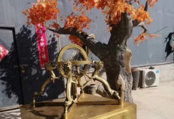 校園渾天儀雕塑,拉絲景觀雕塑,抽象主題