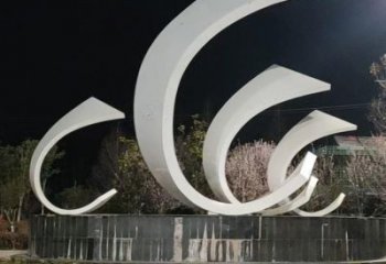 城市帆船雕塑,噴漆體育雕塑,古銅效果