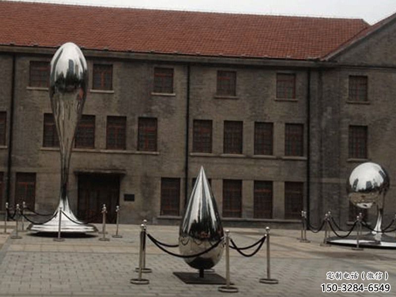 庭院水滴雕塑,鍍金歐式雕塑,拋光形式 庭院水滴雕塑,鍍金歐式雕塑,拋光形式