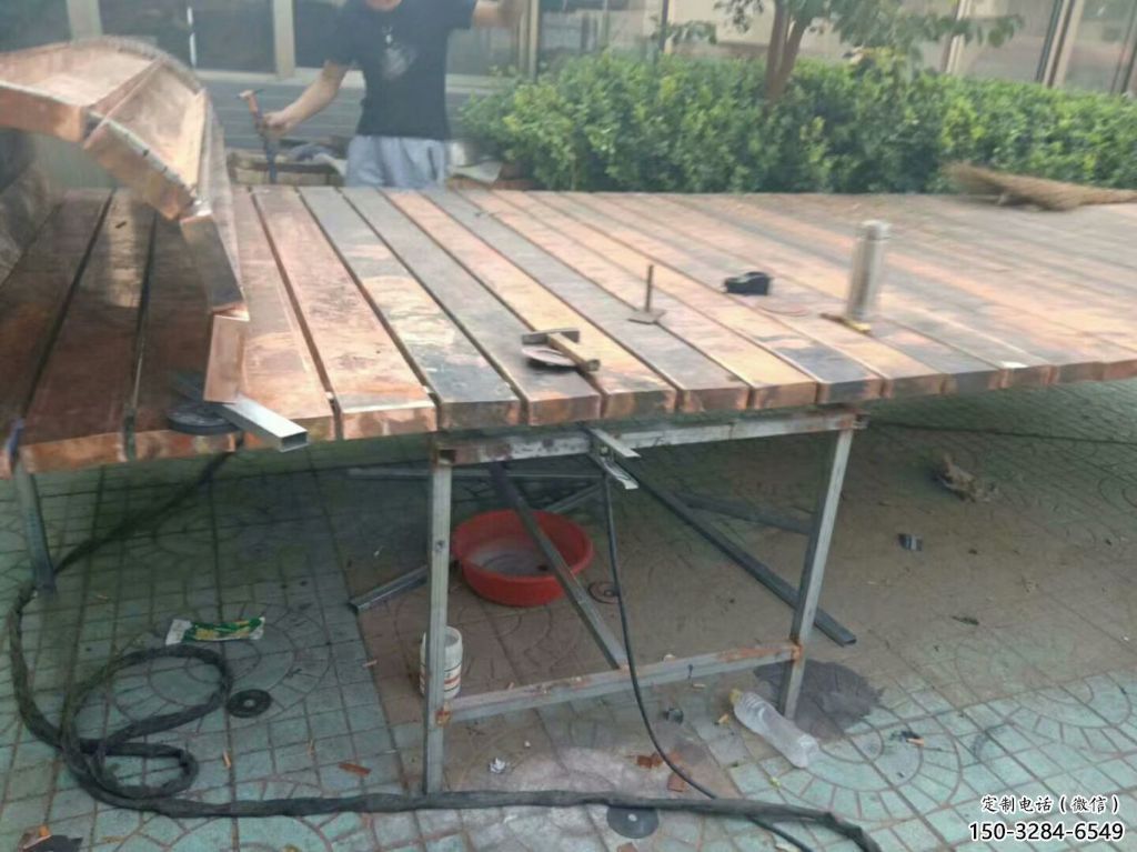 街道書卷雕塑,鍛造景觀雕塑,古銅效果 街道書卷雕塑,鍛造景觀雕塑,古銅效果