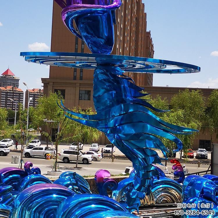操場海浪雕塑,鏤空景觀雕塑,噴砂制造 操場海浪雕塑,鏤空景觀雕塑,噴砂制造