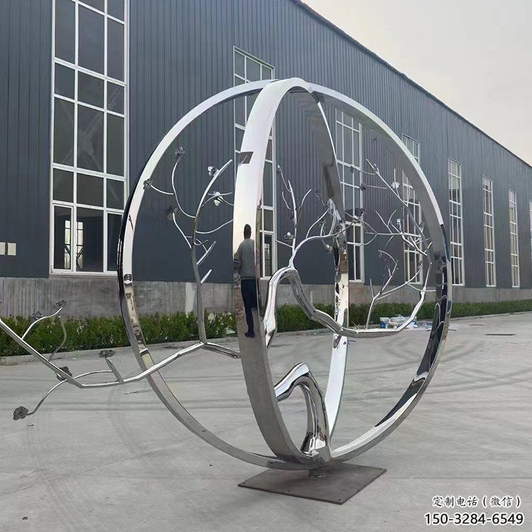 庭院圓環(huán)雕塑,鏡面歐式雕塑,網(wǎng)格形式 庭院圓環(huán)雕塑,鏡面歐式雕塑,網(wǎng)格形式