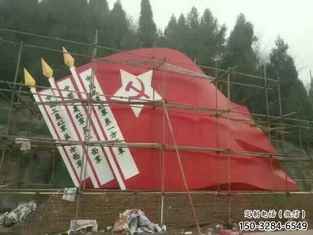 房地產黨徽雕塑，革命黨建雕塑，烤漆制造