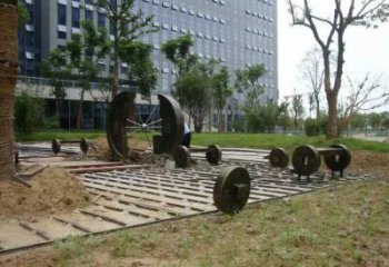 幼兒園銅錢雕塑，鐵藝文化雕塑，鑄造制作