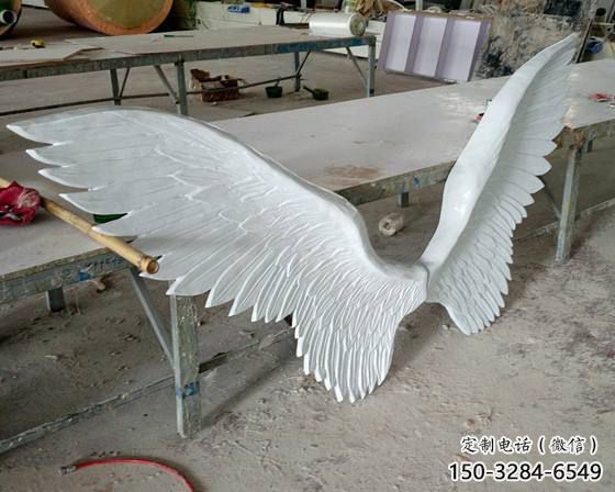 公園翅膀雕塑,噴砂發光雕塑,鍛造工藝 公園翅膀雕塑,噴砂發光雕塑,鍛造工藝