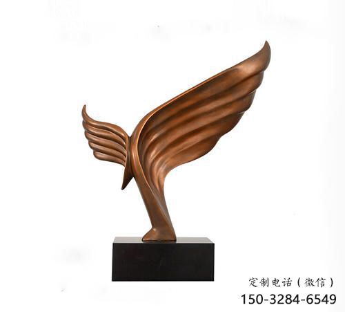 街道翅膀雕塑,鍛造景觀雕塑,古銅效果 街道翅膀雕塑,鍛造景觀雕塑,古銅效果