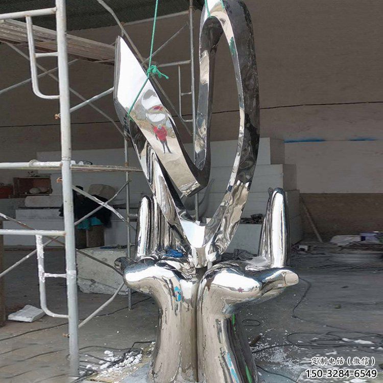 園林座椅雕塑，噴漆景觀雕塑，網格形式