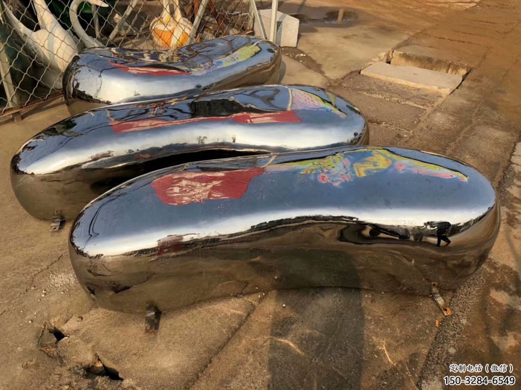 城市坐凳雕塑,公園園林雕塑,鏡面效果 城市坐凳雕塑,公園園林雕塑,鏡面效果