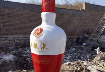 餐飲店酒瓶雕塑 歐式步行街?jǐn)[件 彩繪雕塑