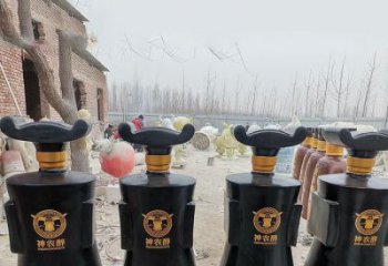 酒瓶雕塑，仿古景觀雕塑，仿古擺件