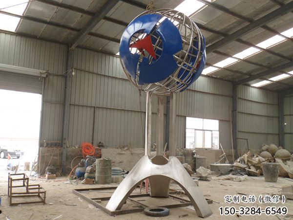 戶外地球雕塑 噴漆景觀小品 燈光雕塑 戶外地球雕塑 噴漆景觀小品 燈光雕塑
